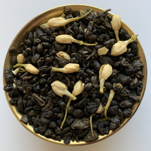 Зеленый чай ганпаудер Храм неба с жасмином 100 г. Photo 2